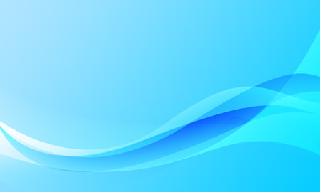 blue curve wave lines abstract backgroundの写真素材