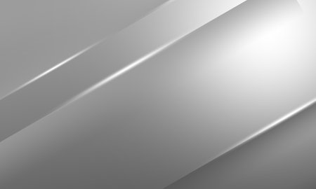 gray silver striped lines metallic with shinny light abstract backgroundの写真素材
