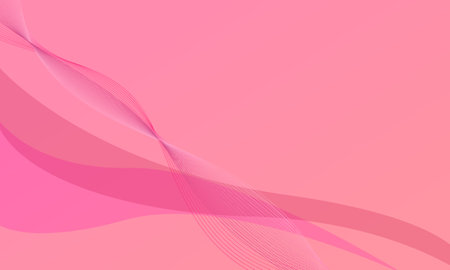 pink lines curves wave smooth gradient abstract backgroundのイラスト素材