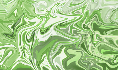 green liquid painting watercolor splash abstract backgroundの写真素材