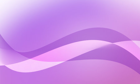 abstract violet purple curves lines with smooth gradient backgroundの写真素材
