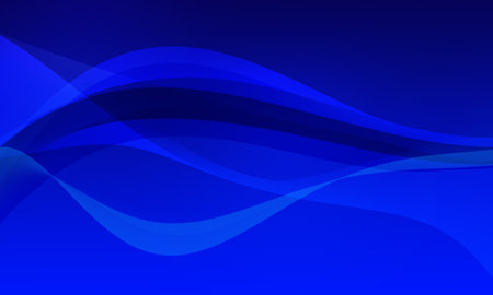 blue lines curves wave soft gradient abstract backgroundの写真素材