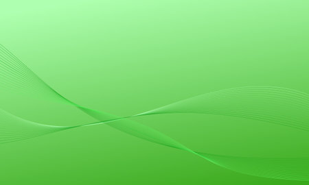 green curve wave lines soft gradient abstract backgroundのイラスト素材