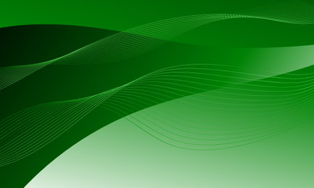 green curve wave business lines soft gradient abstract backgroundのイラスト素材
