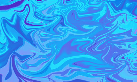 abstract violet blue liquid painting splash brush watercolor backgroundの写真素材