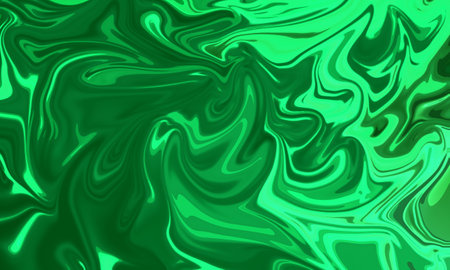 green liquid oil color painting brush spalsh artistic abstract backgroundの写真素材