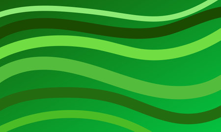 green curve wave lines with soft gradient abstract backgroundのイラスト素材
