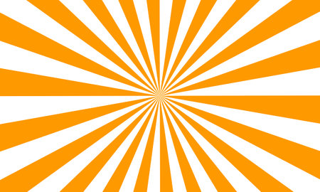 orange sunburst graphic sunshine element abstract backgroundのイラスト素材