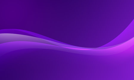 purple violet color lines wave curves soft gradient abstract backgroundの写真素材