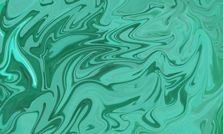 green liquid watercolor painting brush splash artistic abstract backgroundの写真素材
