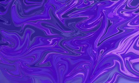 blue violet liquid painting brush splash watercolor abstract backgroundの写真素材