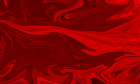 red liquid oil painting brush splash water color artistic abstract backgroundの写真素材