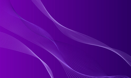 abstract violet purple lines wave curves smooth gradient backgroundのイラスト素材