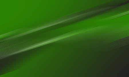 green speed lines motion blurred defoused abstract backgroundの写真素材