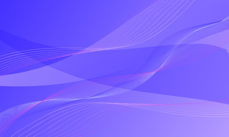 violet purples color lines waves curves smooth gradient abstract backgroundのイラスト素材
