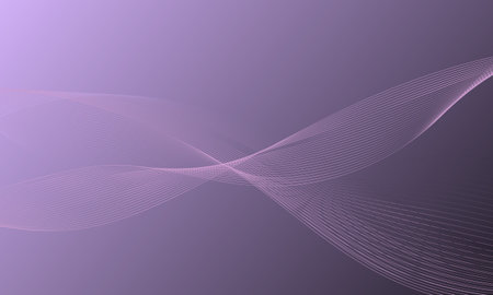 violet purples business lines wave curve smooth gradient abstract backgroundのイラスト素材