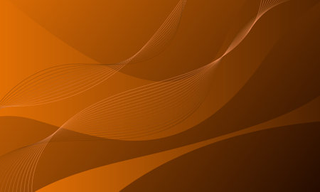 gold lines wave curve smooth gradient abstract backgroundのイラスト素材