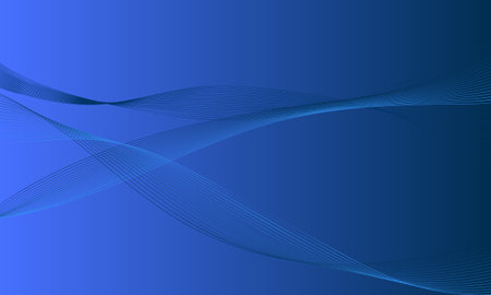 blue smooth business lines with gradient abstract backgroundのイラスト素材