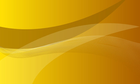 yellow business lines wave curves with gradient abstract backgroundのイラスト素材