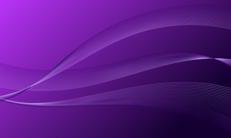 purple lines wave curve with gradient abstract backgroundのイラスト素材