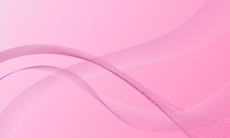 pink soft business lines wave curves on smooth gradient abstract backgroundのイラスト素材