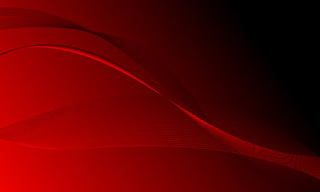 red business lines wave curve abstract backgroundのイラスト素材