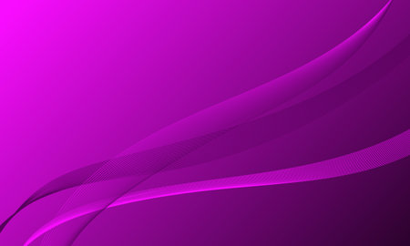 violet purple soft lines wave curve on smooth gradient abstract backgroundのイラスト素材