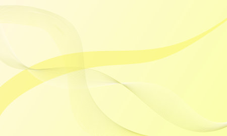 yellow light lines wave curves with smooth gradient abstract backgroundのイラスト素材