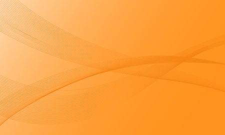 orange smooth gradient with lines wave curves abstract backgroundのイラスト素材