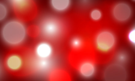 red bokeh blurred defocused with blink light abstract backgroundのイラスト素材