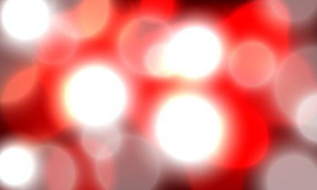 red bokeh blurred defocused with blink light abstract backgroundのイラスト素材