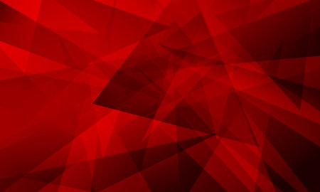 abstract red fractal geometric triangle polygon shape backgroundのイラスト素材