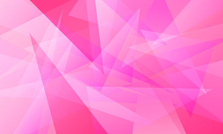 abstract pink fractal geometric triangle polygon shape backgroundのイラスト素材