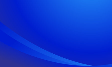 blue wave curves with soft gradient abstract background vectorのイラスト素材