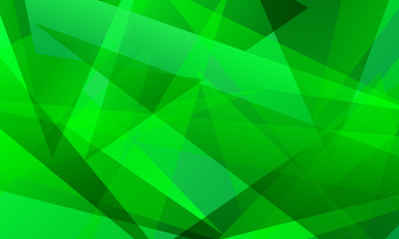 abstract green fractal geometric triangle polygon shape backgroundのイラスト素材
