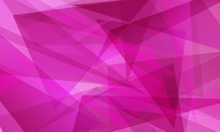 abstract pink fractal geometric triangle polygon shape backgroundのイラスト素材