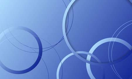 blue circles round pattern abstract backgroundのイラスト素材