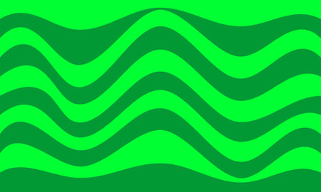 green stripes lines wave curves abstract backgroundのイラスト素材