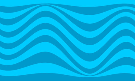blue stripes lines wave curves abstract backgroundのイラスト素材