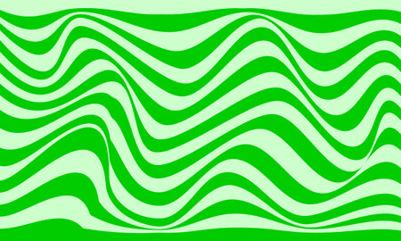 green light stripes lines wave curves abstract backgroundのイラスト素材