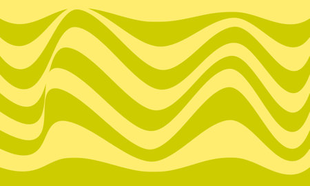 yellow stripes lines wave curves abstract backgroundのイラスト素材