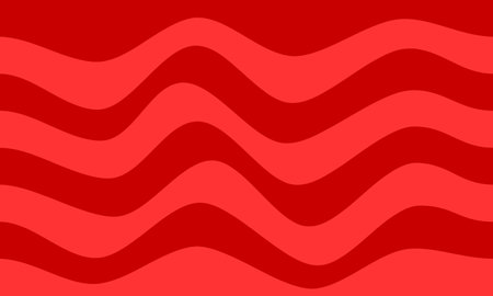 red stripes lines wave curves abstract backgroundのイラスト素材