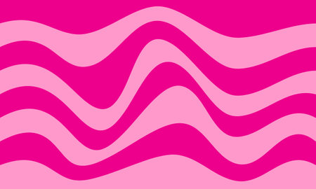 pink stripes lines wave curves abstract backgroundのイラスト素材