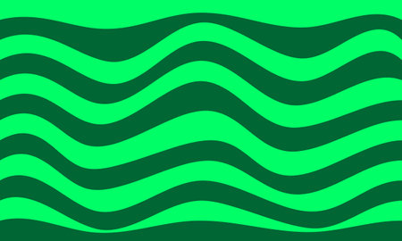 green stripes lines wave curves abstract backgroundのイラスト素材