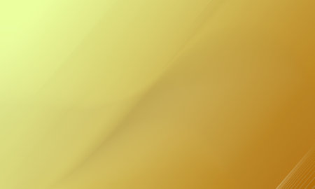 yellow gold blurred defocused with shine light on gradient abstract backgroundの写真素材