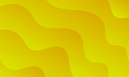 yellow gold stripes lines wave curves pattern abstract backgroundのイラスト素材