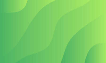 green stripes wave curves smooth gradient light texture pattern abstract backgroundのイラスト素材