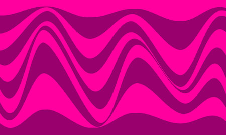 pink purple violet stripes lines wave curves funny style flag curtain graphic abstract backgroundのイラスト素材