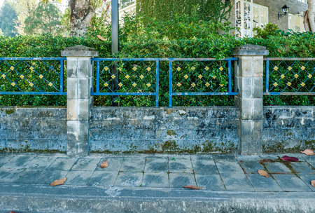 County style fenceの写真素材