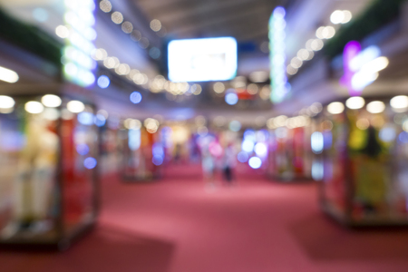 Supermarket blur background with bokehの写真素材